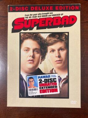 Superbad Widescreen DVD 2-Disc Deluxe Edition with 64-Page Book